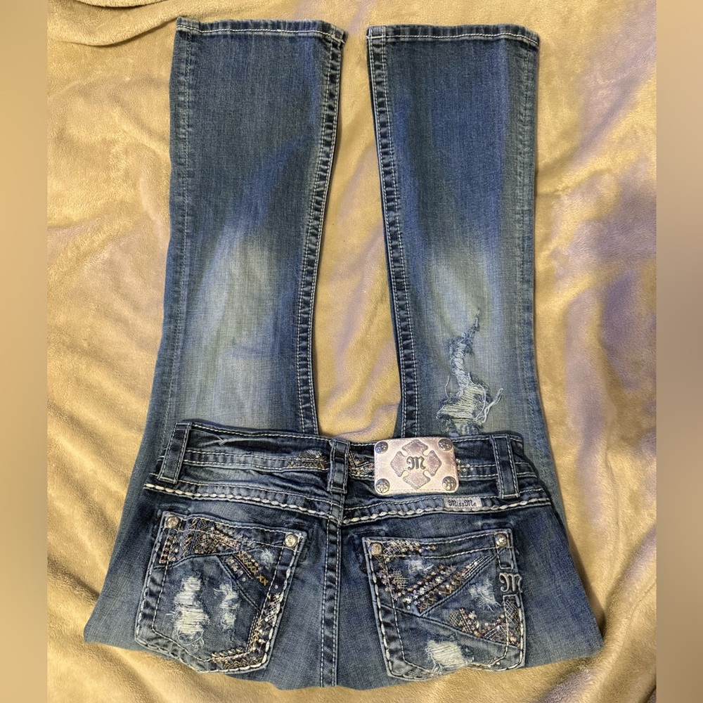 Embellished Blue Jeans